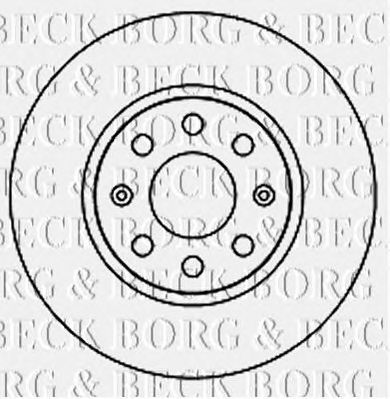 BORG & BECK bbd4715 -  Тормозной диск